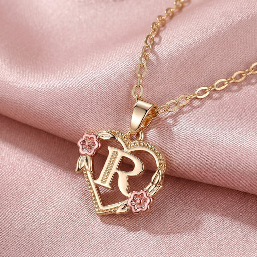 A-Z Flower Pendant